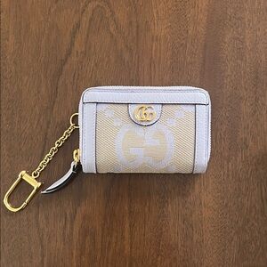 Gucci Ophedia Lilac Key Card Case/Mini Wallet. Dust Bag & Box included.